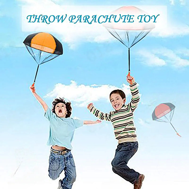 Children's Hand-Powered Parachute Toy for Outdoor Fun